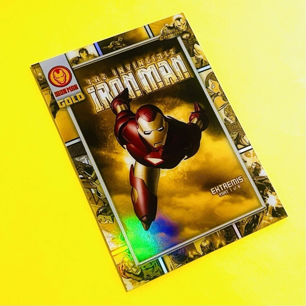 2025‎ Topps Chrome Marvel The Invincible Iron Man #1 IM-7 Gold Insert